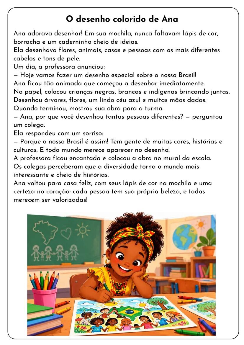 Textos sobre Consciência Negra para Educação Infantil para baixar página 4